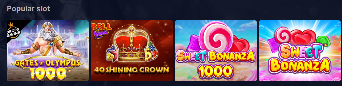 Slots populares do VidoBet